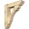 Ekena Millwork Olympic Slat Rough Sawn Bracket w/ Offset Brace, Douglas Fir, 8"W x 34"D x 38"H BKT0806X34X38OLY06RDF - alternate 1